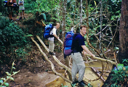 Bergstamtrekking, raften & vlotvaren