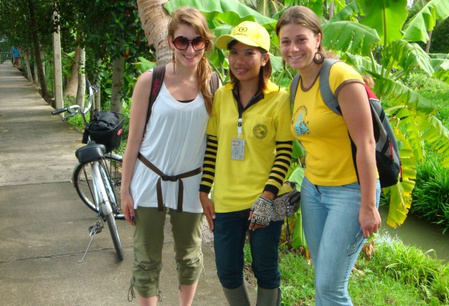 Op de fiets door backstreet Bangkok